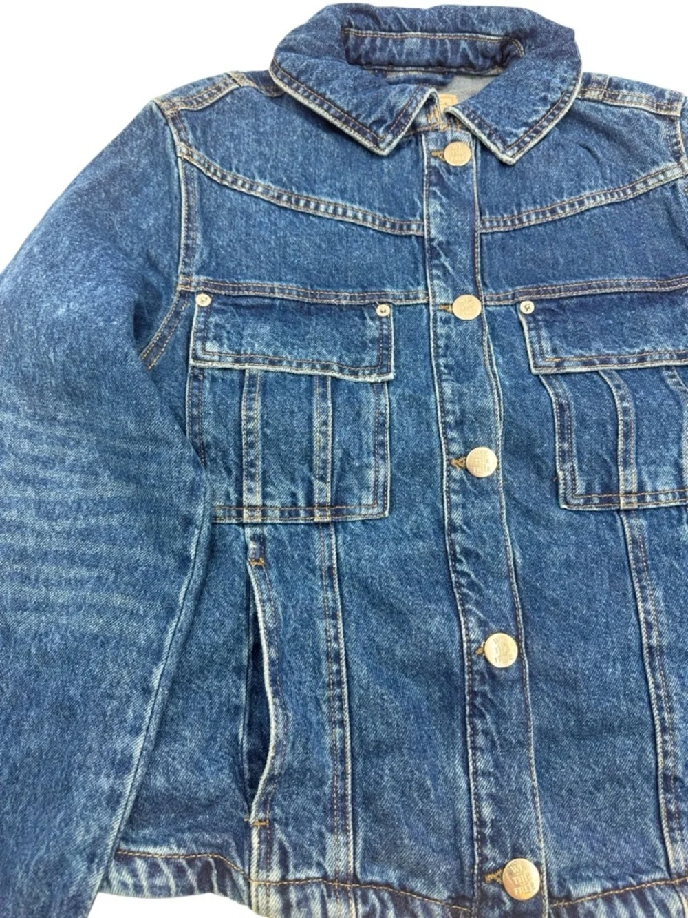 Free People We The Free Jade Denim Jacket Size Small - Picture 6 of 16